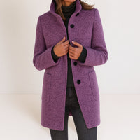 Stella™ | Damenjacke mit hohem Kragen – Violett