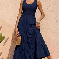 Rakel | Langes Maxikleid – Marine