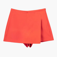 Vibrante Skort für Frauen - Bequem und Elegant für den Sommer – Orange