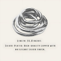 FlexSchmuck™ One Halskette, Vielwege – Silber