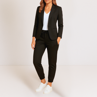 Monique™ | Zweiteiliger Damenanzug – Schwarz