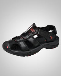 Paul | Herren Orthopädische Lauf Sandalen – Schwarz