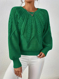 Fritzi - Stilvoller Strickpullover – Grün
