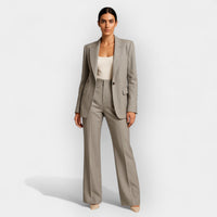 Elegantes Damen Hosenanzug Set – Grau