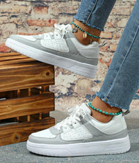 Air Sneaker für Damen - Trendige Bequeme Sommerschuhe mit luftigen Sohlen – Grau