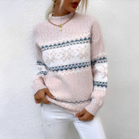 Joselyne - Eleganter und warmer Pulli – Rosa