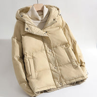 Reinora | Quilted Down Jacke – Leichte Daunenjacke für eleganten Komfort – Khaki