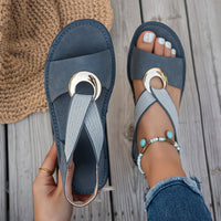 Luna | Bequeme Küstensandalen mit ergonomischem Fußbett – Blau