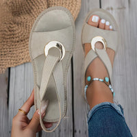 Luna | Bequeme Küstensandalen mit ergonomischem Fußbett – Beige