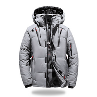 Arctic Wasserdichte Winterjacke mit Kapuze – Grau