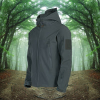 | Weathershield Outdoor-Jacke - Langlebig & Wasserabweisend – Grau