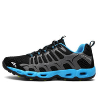 Ashton | Vielseitige Unisex Wanderschuhe – Schwarz / Blau