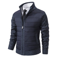Elegante Herren Strickjacke | Winter – Marineblau - 1