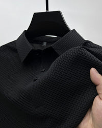 SunBreeze | Kühlendes Polo – Schwarz