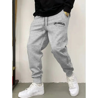 Bastian | Grafik Print Jogginghose – Hellgrau