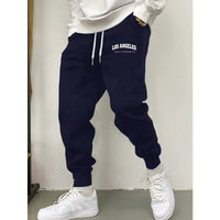 Bastian | Grafik Print Jogginghose – Marine