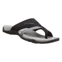 Heidi | Ergonomische orthopädische Damensandalen – Schwarz