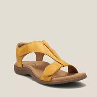 Bequeme orthopädische Sandalen für Frauen – vegan, stilvoll und unterstützend – Gelb