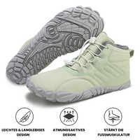 Flexibler & Wasserdichter Winter-Barfußschuh – Grün