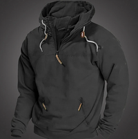 Pothilia | Stylischer Winter-Hoodie – Schwarz