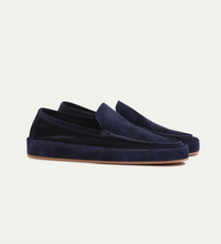 Charles | Herren Klassische Sommer Wildleder Loafer – Blau