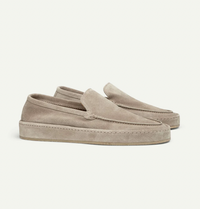 Charles | Herren Klassische Sommer Wildleder Loafer – Beige