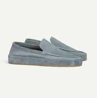 Charles | Herren Klassische Sommer Wildleder Loafer – Hellblau