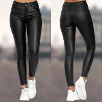 Carolin | Damen Lederhosen – Schwarz