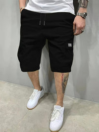 Caldor - Strukturierte Cargoshorts – Schwarz