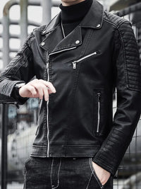 Iresena | Geometrisch bedruckte Windbreaker-Jacke für Herren – Schwarz