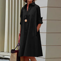NOELLE - MODISCHES HEMDKLEID – Schwarz