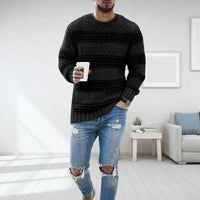 Carlo - Bequemer Pullover – Schwarz