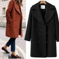 Oksi | Warme Wolljacke für Damen – Schwarz