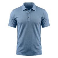 Dario | Atmungsaktives Stretch Poloshirt – Küstenblau