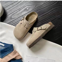 Jack | Herren Lässig Slip-on Clog Sandalen – Grau