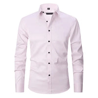 ASGER - KNITTERFREIES HEMD – Rosa