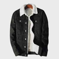 Miti | Winter Denim Jacke – Schwarz