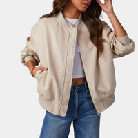 Heidi-Mode | Lässige Bequeme Damenjacke – Beige