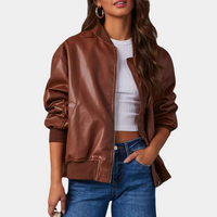 Heidi-Mode | Lässige Bequeme Damenjacke – Braun