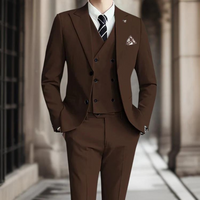 Herren Elegant Hochzeitsgast Anzug Set | Klassisch – Braun
