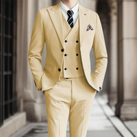 Herren Elegant Hochzeitsgast Anzug Set | Klassisch – Aprikose