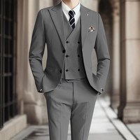 Herren Elegant Hochzeitsgast Anzug Set | Klassisch – Grau