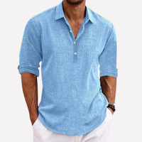 Herren-Polohemd – Himmelblau
