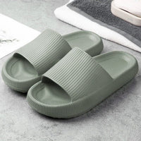 Unisex Komfort-Pantoletten | Ultraleicht & Atmungsaktiv | Sommer-Hausschuhe – Grün