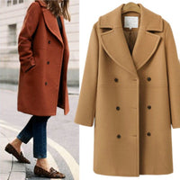 Oksi | Warme Wolljacke für Damen – Camel