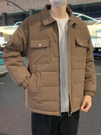 Liasyn | Stilvolle solide Fleecejacke mit Taschen, lässig, atmungsaktiv, Revers – Camel