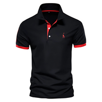 Geoff – Premium Polo Hemd – Schwarz