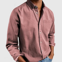 Klaus | Herren Premium Knopfhemd – Rosa