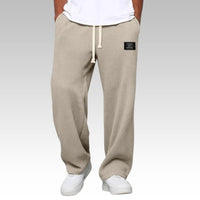 Samuel | Weite Komforthose mit verstellbarem Bund – Khaki
