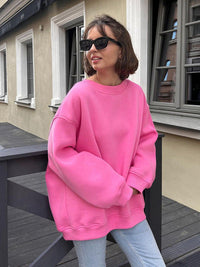 Sayrielle | Pullover mit O-Ausschnitt – Himmelblau